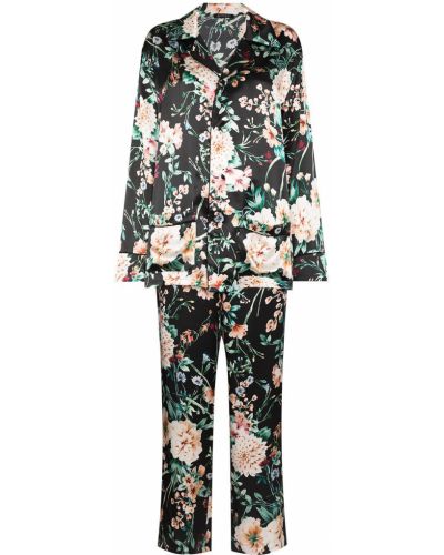 Pijama de flores Sainted Sisters negro