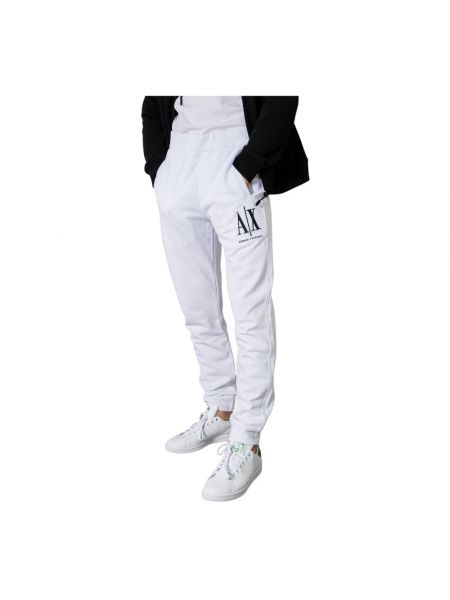 Spodnie sportowe Armani Exchange białe