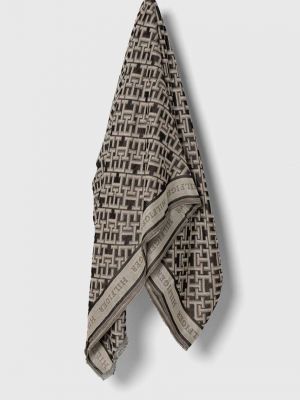Однотонный шарф Tommy Hilfiger серый