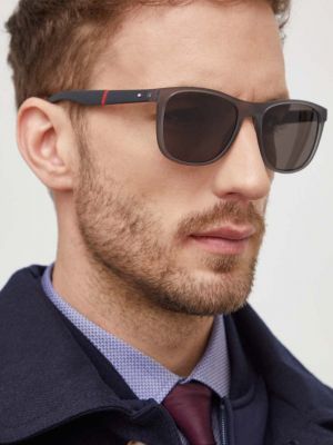 Серые очки солнцезащитные Tommy Hilfiger