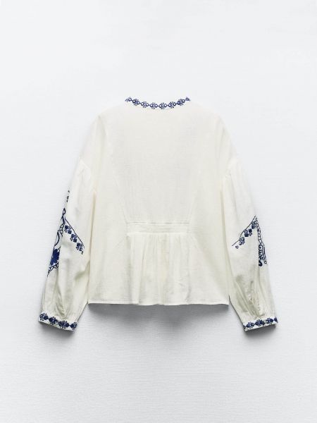 Блузка с вышивкой Zara