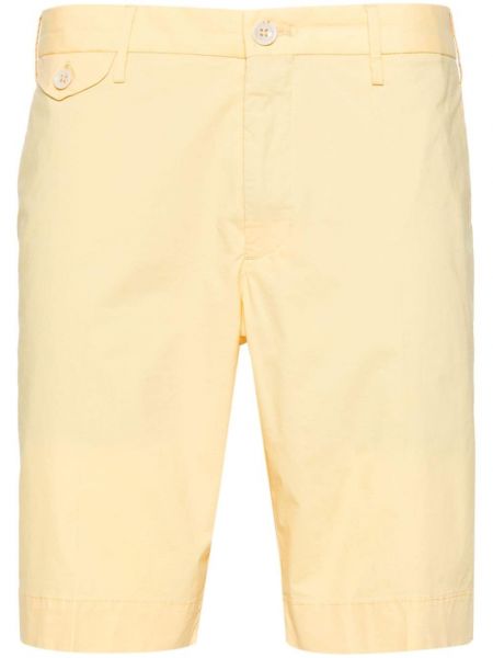 Pamučne bermuda kratke hlače Incotex žuta
