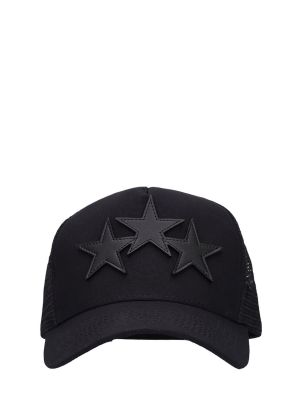 Bombažna kapa z zvezdico Amiri črna