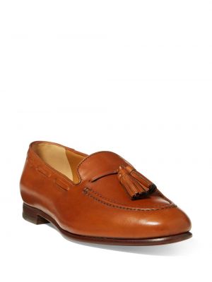 Nahast loafer-kingad Ralph Lauren Collection pruun