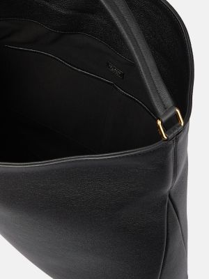 Δερμάτινη τσάντα ώμου Tom Ford μαύρο
