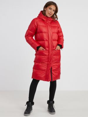 Oversized zimný kabát Sam 73 červená