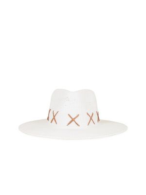 Sombrero de playa Nikki Beach blanco