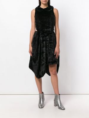 Sukienka z futerkiem Comme Des Garçons Pre-owned czarna