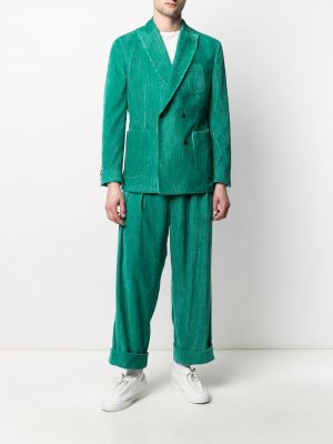 Pantalones rectos de pana Mackintosh verde