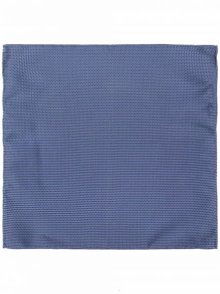 Pañuelo con bordado con estampado geométrico Armani Collezioni azul