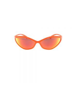 Okulary przeciwsłoneczne Balenciaga pomarańczowe