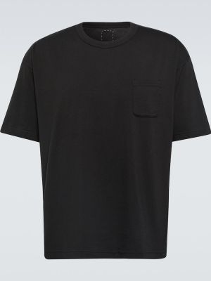 Camiseta de algodón de tela jersey Visvim negro