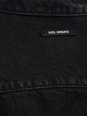 Bombažna srajca Axel Arigato črna