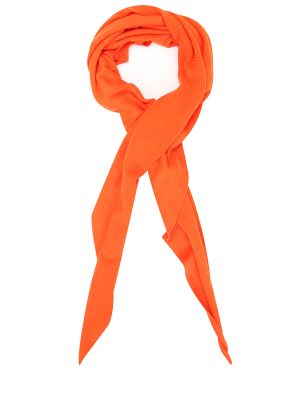 Хлопковый платок с пайетками Re Vera оранжевый