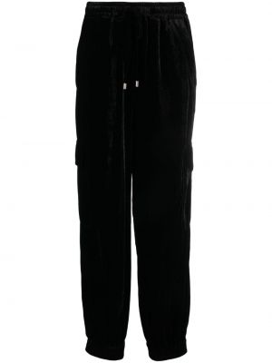 Pantaloni de catifea Semicouture negru