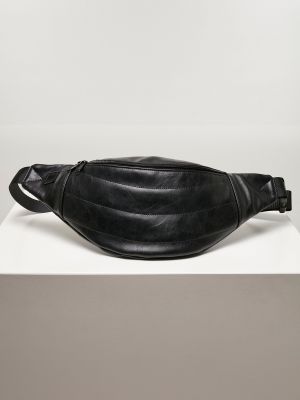 Шкіряна сумка через плече Urban Classics Accessoires чорна