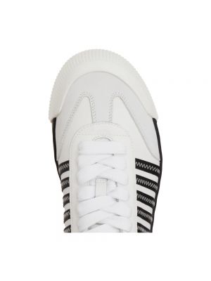 Sneakersy skórzane Dsquared2 białe
