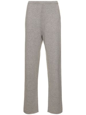 Pletene hlače od kašmira Extreme Cashmere siva