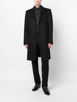 Kašmírový kabát Tom Ford černý