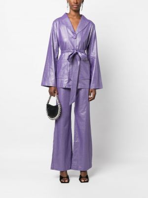 Costume en lin Baruni violet