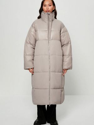 Утепленная демисезонная куртка Zarina бежевая