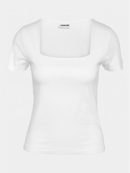 T-shirt slim Noisy May blanc