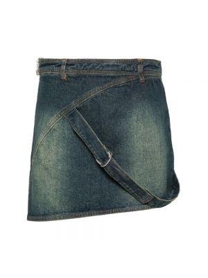 Spódnica jeansowa Cannari Concept niebieska