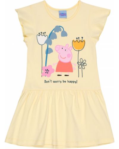 Peppa Pig Šaty  svetložltá / zmiešané farby