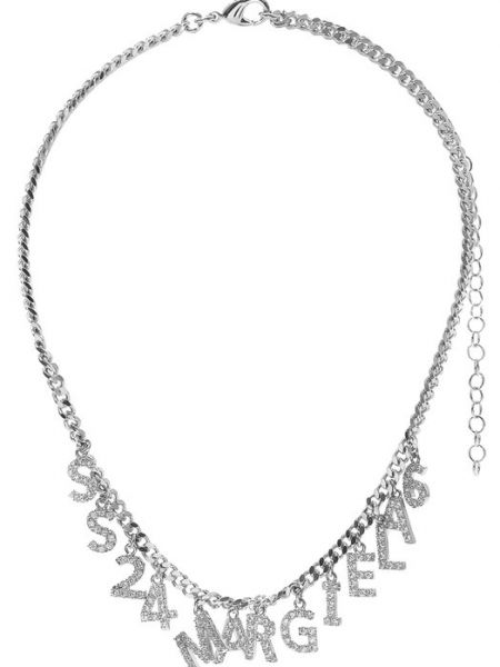 Ожерелье Mm6 серебряное
