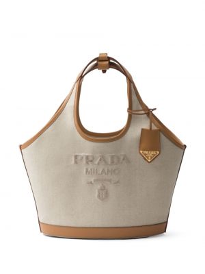 Τσάντα shopper με σχέδιο Prada