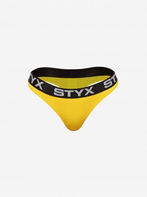 Kalhotky string Styx žluté
