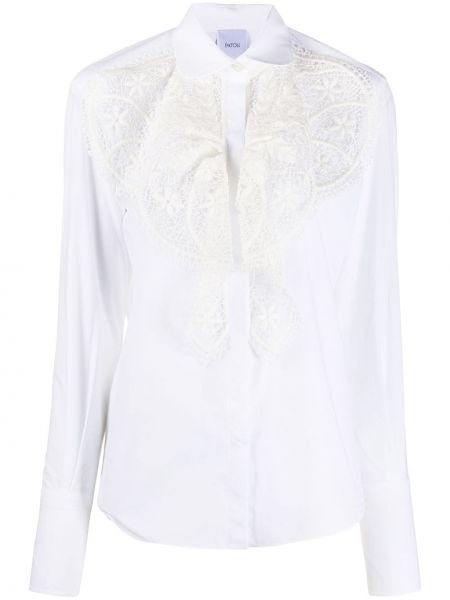 Camisa de encaje Patou blanco