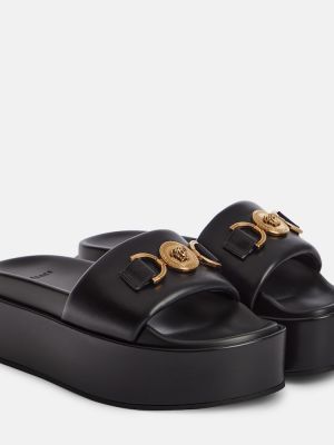Kožne cipele s platformom Versace