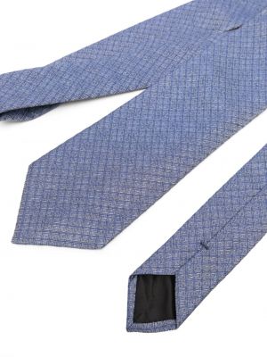 Jacquard seiden krawatte Givenchy blau