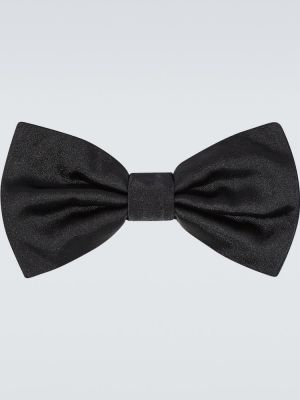 Hedvábná kravata s mašlí Dolce&gabbana černá