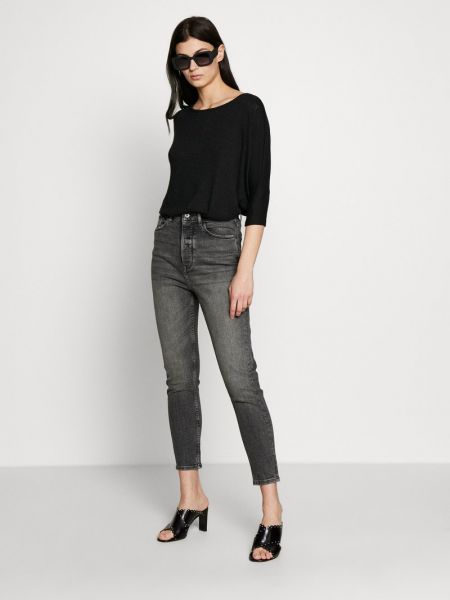 Jeansy relaxed fit Edc By Esprit czarne