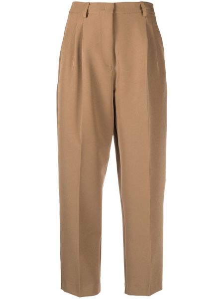 Pantalones de cintura alta Société Anonyme marrón