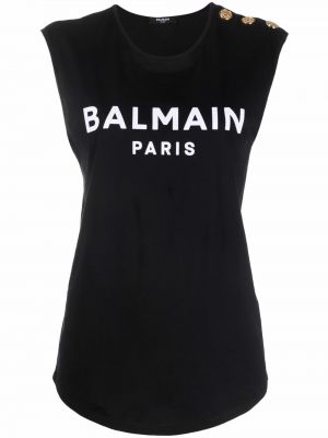 Tank top Balmain svart