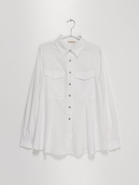 Бавовняна сорочка Sassofono біла