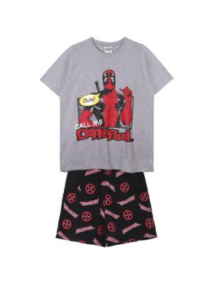 Piżama Deadpool szara