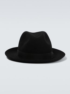 Vlnený klobúk Borsalino čierna