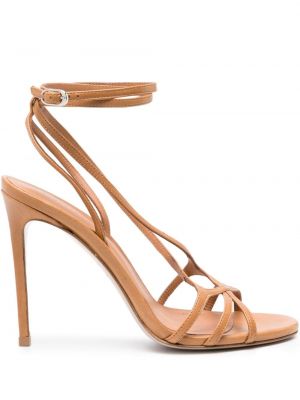 Kožené sandále Le Silla hnedá
