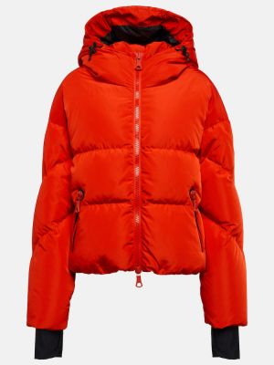 Červená péřová lyžařská bunda Cordova