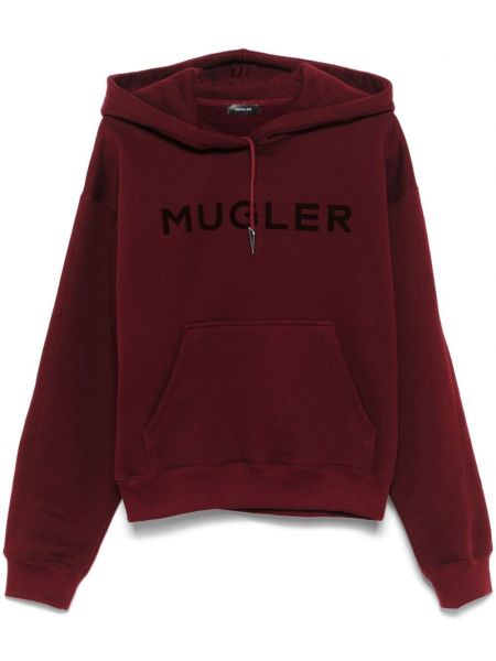 Hoodie Mugler kırmızı