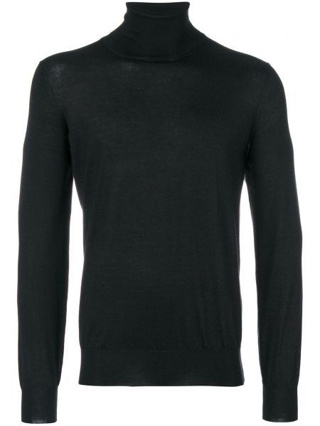 Дълъг пуловер slim Brunello Cucinelli черно