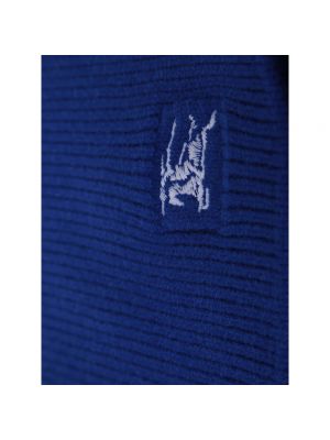 Bufanda con bordado Burberry azul