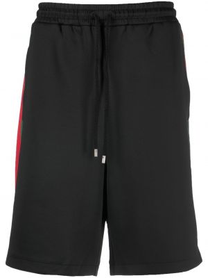 Stripete shorts Gucci svart