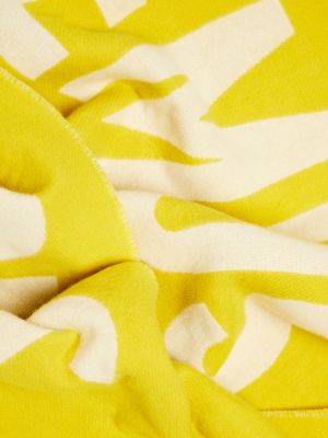Bufanda de lana Jacquemus amarillo