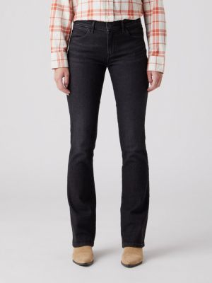Bootcut jeans Wrangler schwarz