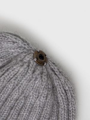 Vlněný čepice Granadilla šedý